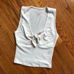 🌿 american eagle knot crop top | xs 🌿